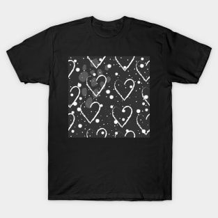 Heart Pattern T-Shirt